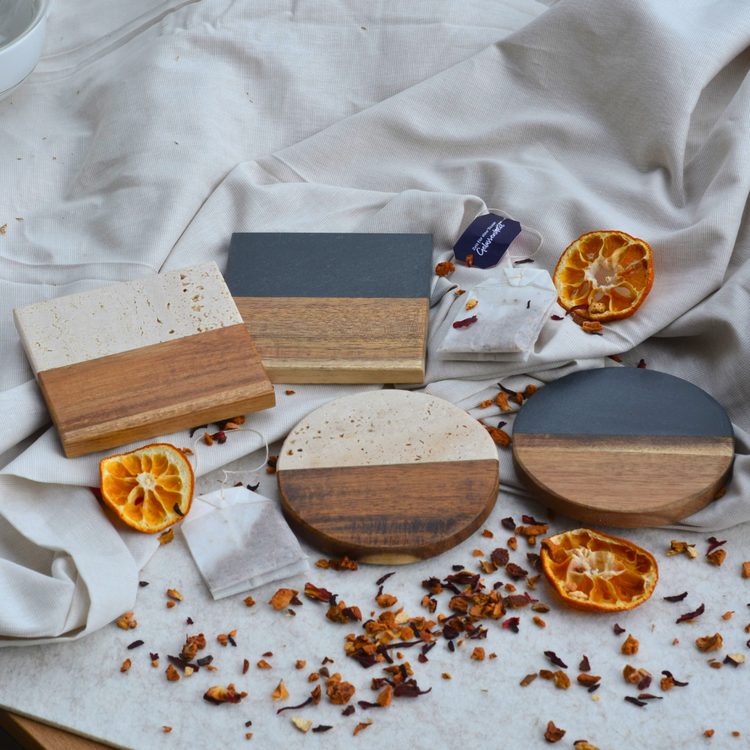 Gravierte Untersetzer Kaffee/Tee