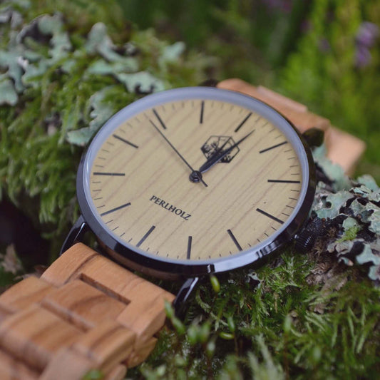 Armbanduhr Adam - Olivenholz