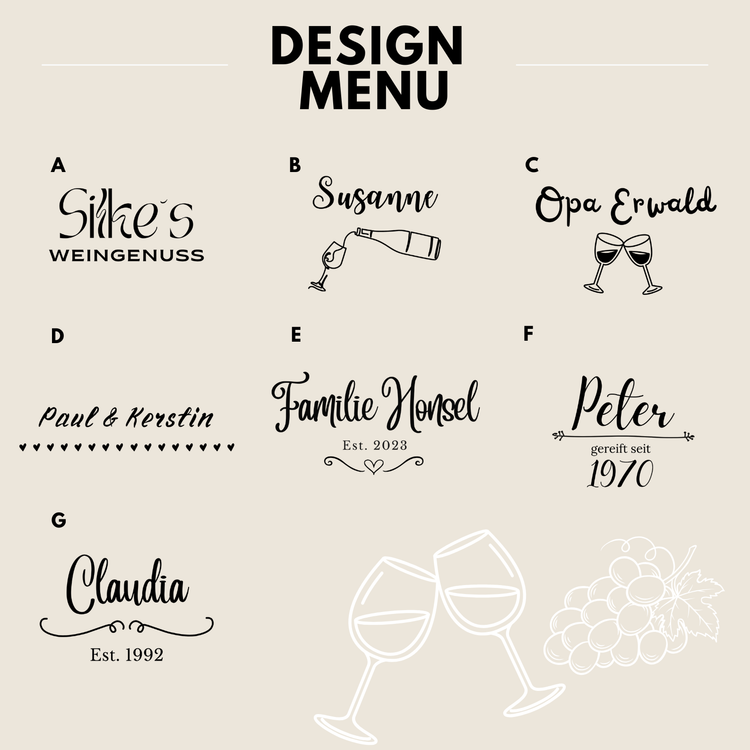 Schwebender Weinflaschenhalter aus Eiche | handgefertigt & personalisierbar | Lasergravur | individuell | Geschenk |  Flaschenhalter | Holz