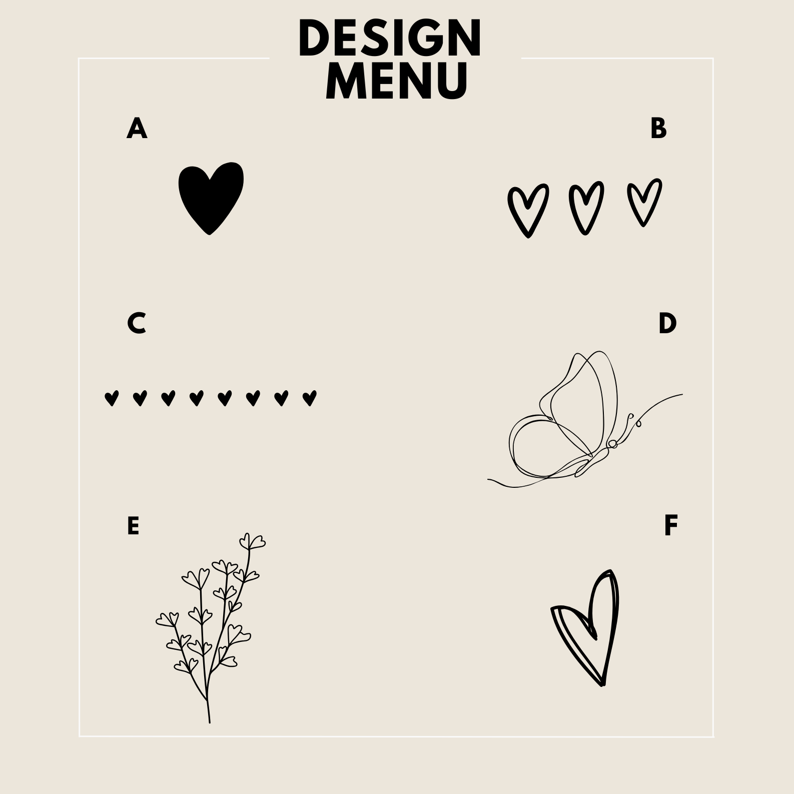 Aestetic gravierte Untersetzer | Travertin/dunkle Marmor-Holz-Untersetzer | Handgefertigt | Geschenk | Liebe | Herzchen