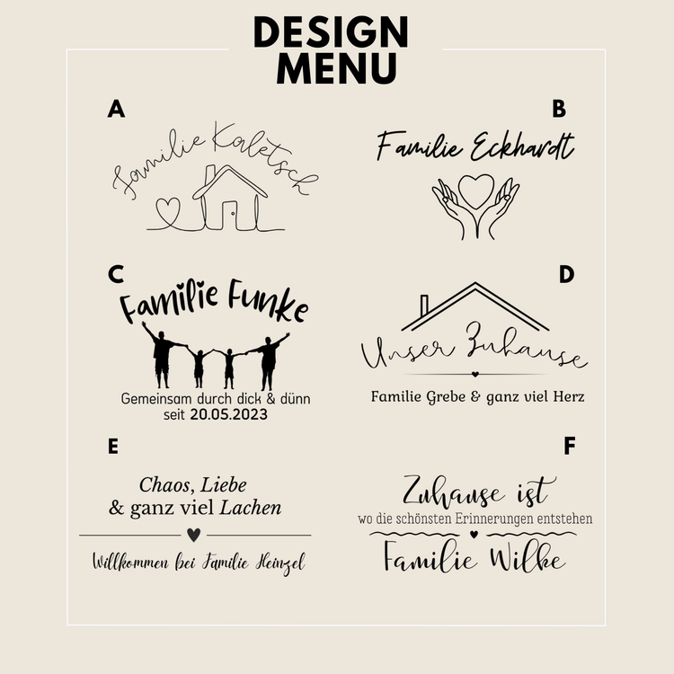 Individuell gravierte Untersetzer Zuhause | Travertin/dunkle Marmor-Holz-Untersetzer | Handgefertigt | Familie | Geschenk | Gastgeschenk